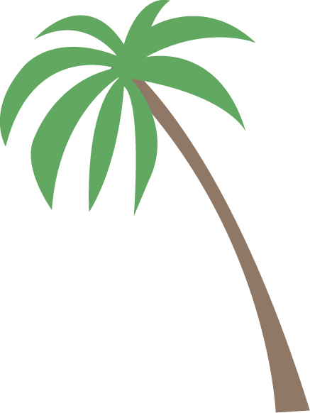 Palmier représentant les Antilles