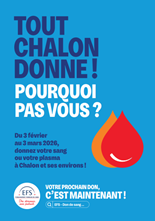 Affiche : Tout chalon donne ! Pourquoi pas vous ?