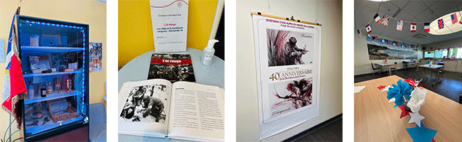 Exposition de matériels et objets de la transfusion sanguine d'antan et particulièrement de la seconde guerre mondiale