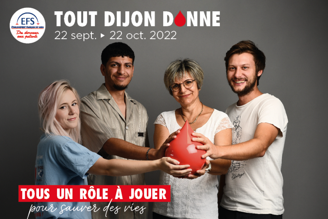 Tout Dijon Donne 2022, tous un rôle à jouer pour sauver des vies