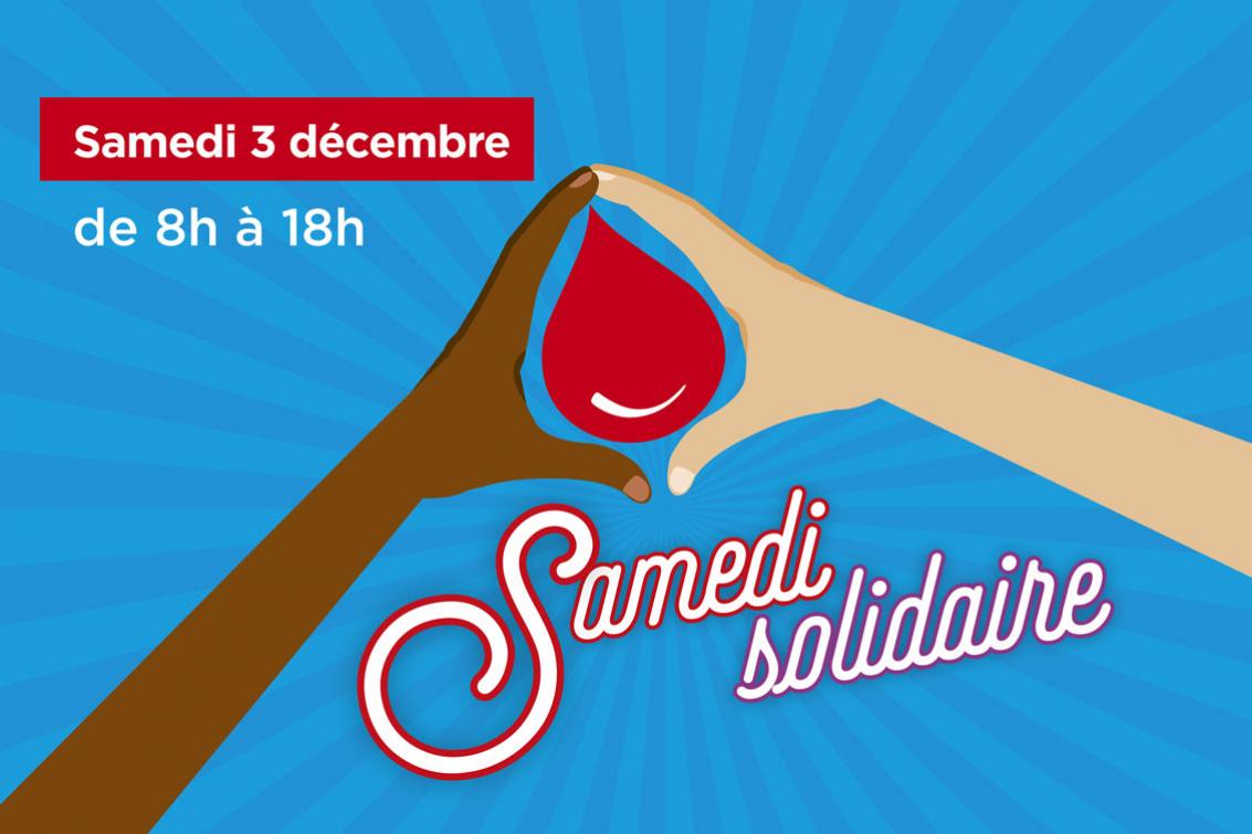 Samedi 3 décembre : venez passer un moment solidaire de 8h à 18h