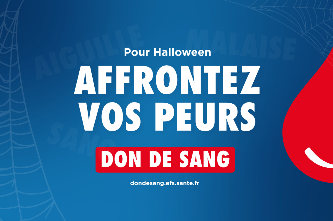 Don de sang à Halloween