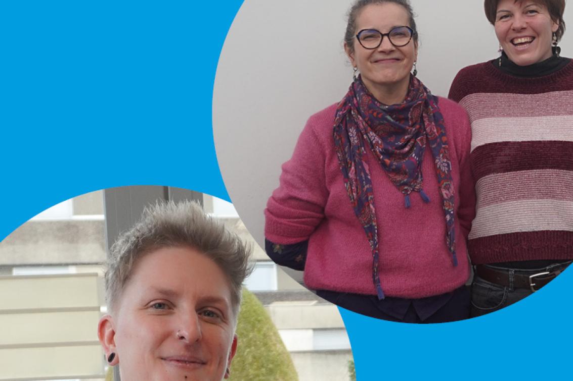 Portraits de collaboratrices 🩸 Audrey, Karine et Emilie