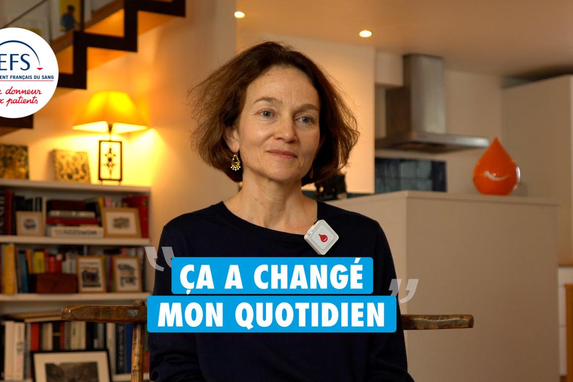 Marie vit grace aux dons de plasma
