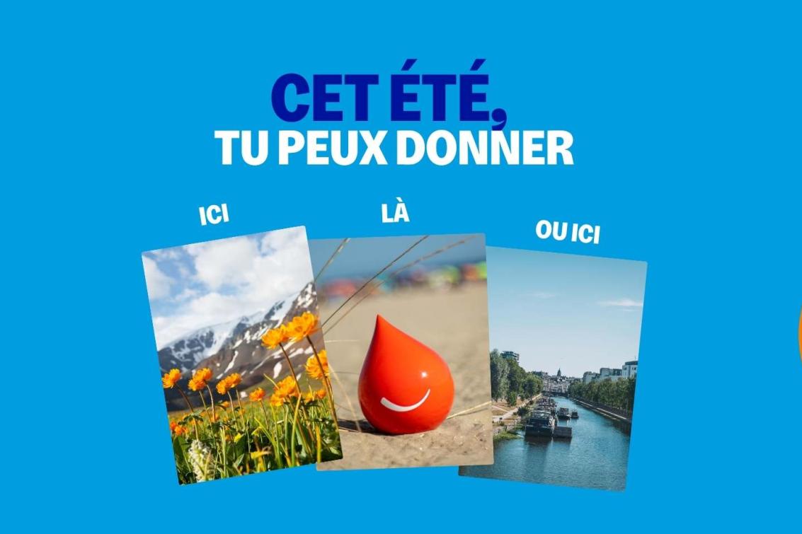 Donnez cet été partout où vous êtes