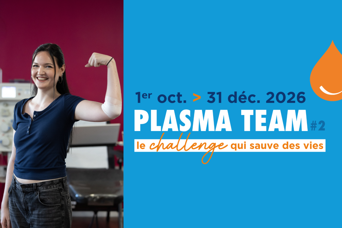  2ème édition du challenge don de plasma : Plasma Team