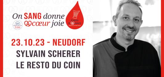 Don de sang gastronome avec les Chefs d'Alsace - Neudorf - Sylvain Scherer