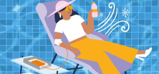 Cet été, donnez votre sang.