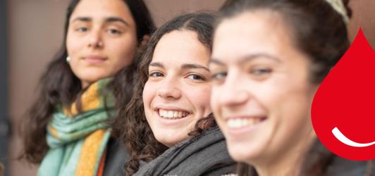 Donneuses de sang après leur don