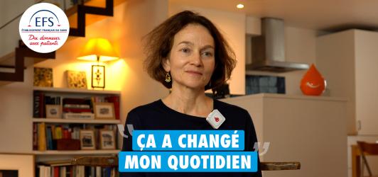Marie vit grace aux dons de plasma
