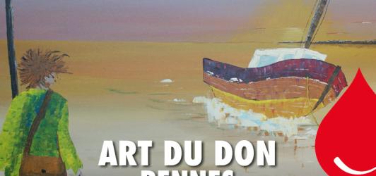 Sandrine Le Goff expose à la Maison du don de Rennes ☀️🩸