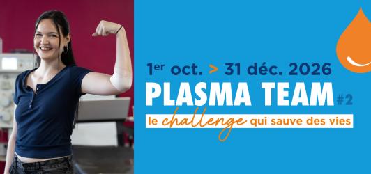  2ème édition du challenge don de plasma : Plasma Team