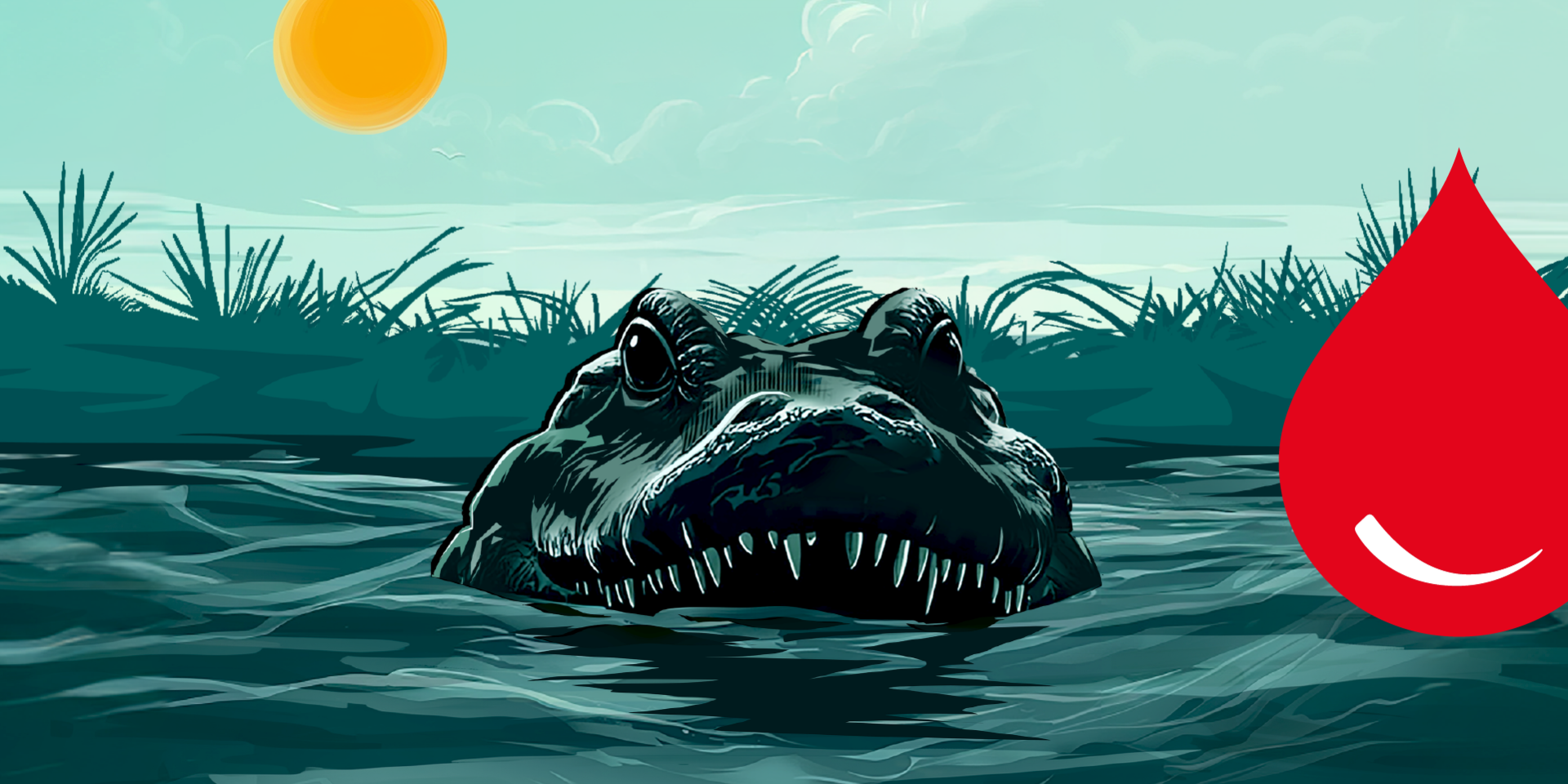 Crocodile don de sang été